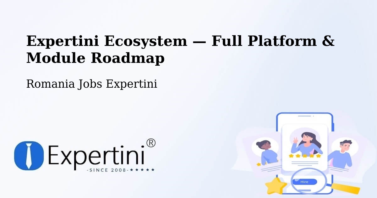 Expertini Ecosystem — Full Platform & Module Roadmap – Ip